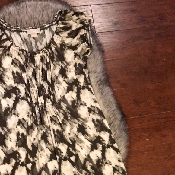 Michael Kors Olive and Grey Dress - Picture 4 of 8